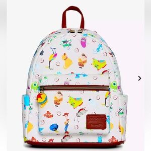 Loungefly Disney Pixar 25th Anniversary Icons Mini Backpack